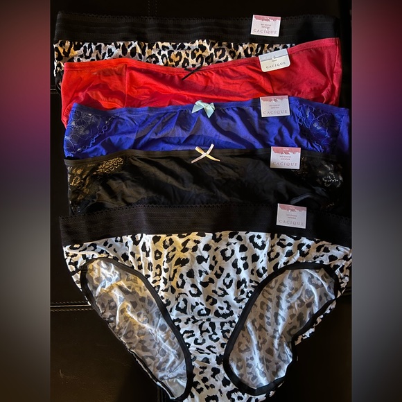NWT Lane Bryant Cacique 5 pairs women’s panties. Size 14/16. - Picture 1 of 3